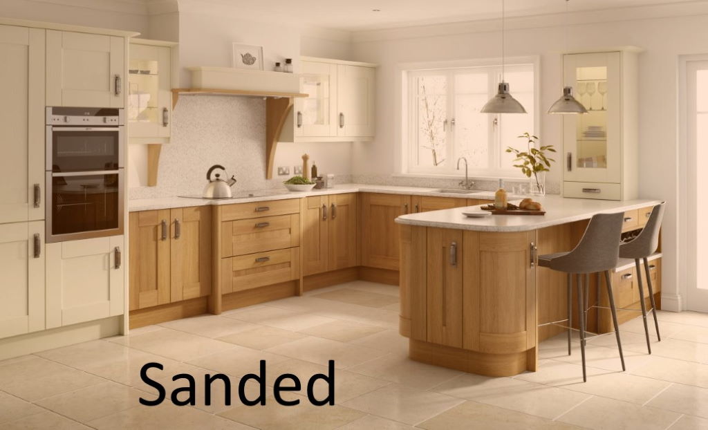 Second Nature Broadoak sanded shaker kitchen